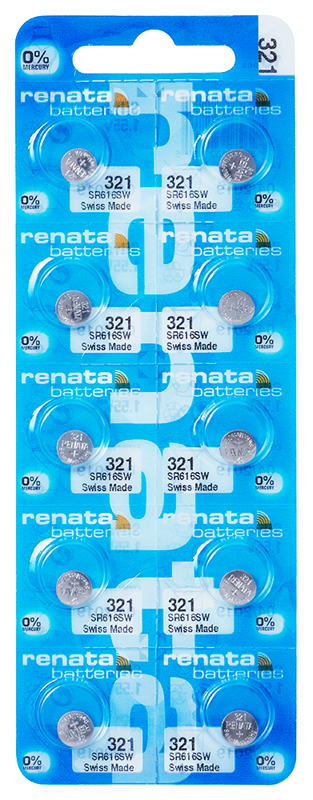 Renata 321 Knopfzelle Multipack