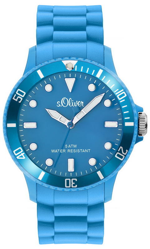 s.Oliver Silikonband blau SO-2319-PQ