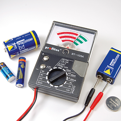 Testeur de batterie pour toutes les batteries - Compteur de batterie -  Testeur de pile